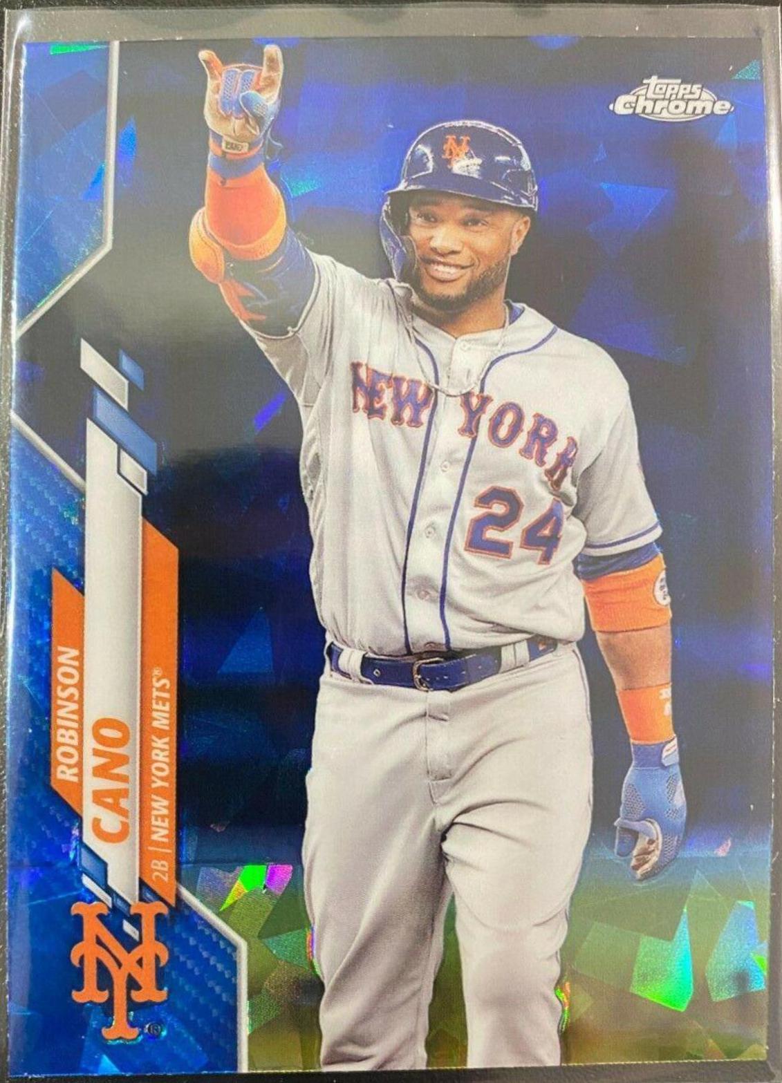 Robinson Cano #4 Baseball Cards 2020 Topps Chrome Sapphire