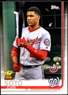 Juan Soto #128 2019 Topps Opening Day Baseball