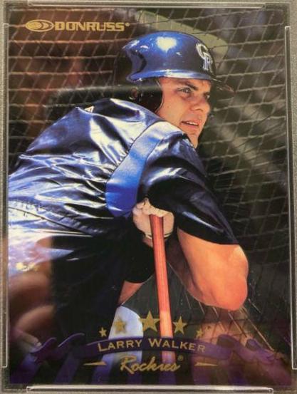 Larry Walker #33 Baseball Cards 1998 Donruss Collection