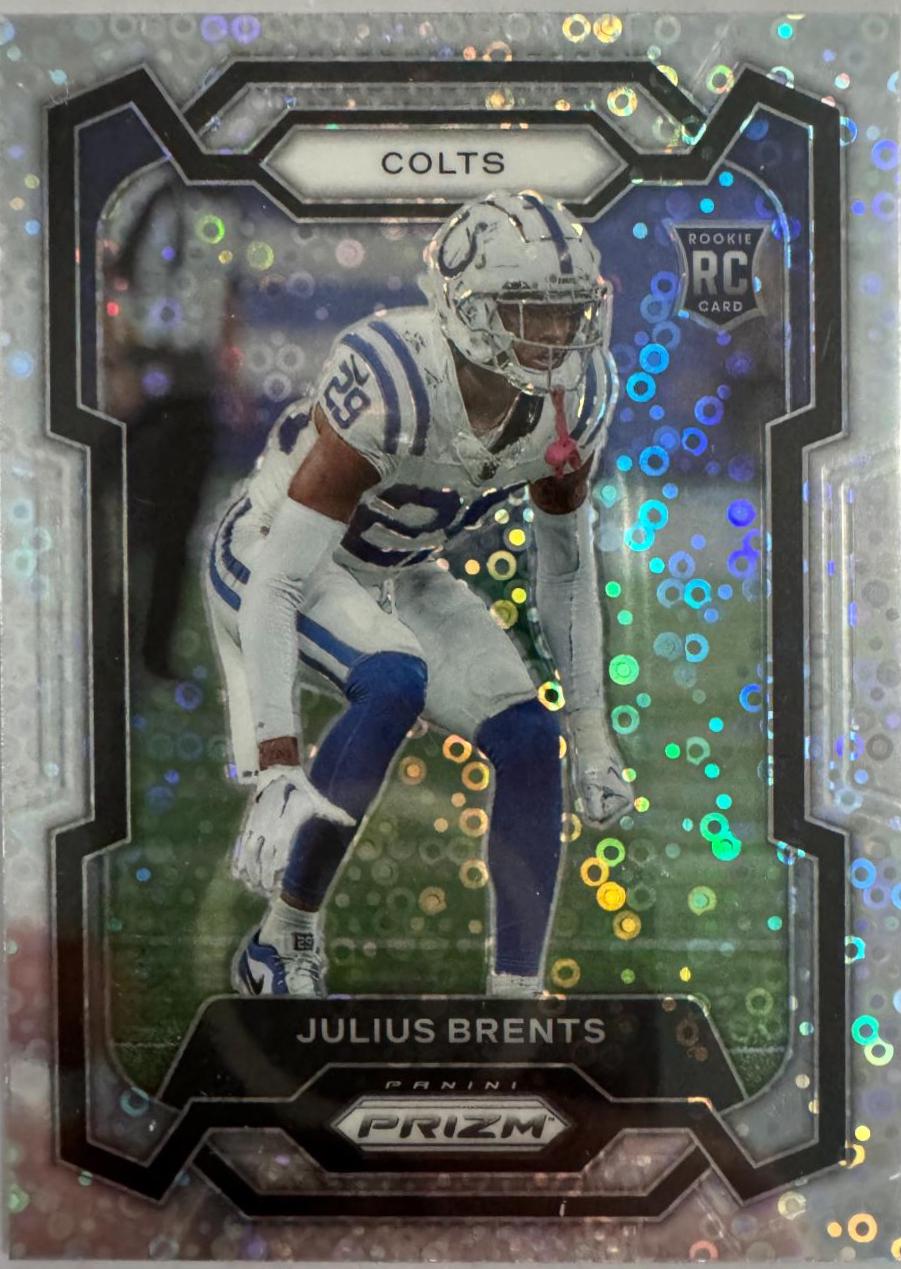 Julius Brents #346 Football Cards 2023 Panini Prizm No Huddle