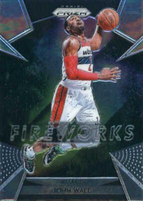 John Wall #6 Basketball Cards 2018 Panini Prizm Fireworks