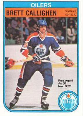 Brett Callighen #103 Hockey Cards 1982 O-Pee-Chee