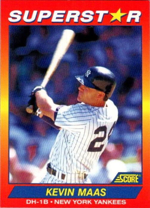 Kevin Maas #46 Baseball Cards 1992 Score Superstars