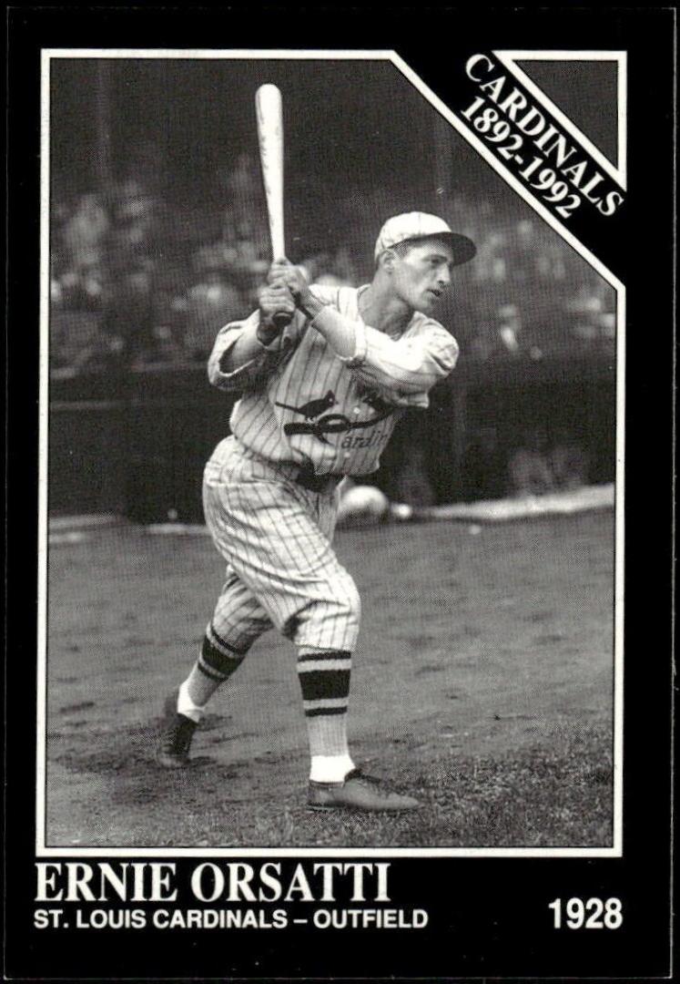 Ernie Orsatti #650 Baseball Cards 1992 Conlon Collection