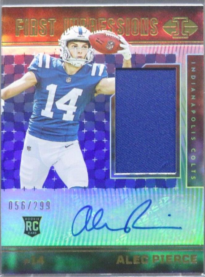 Alec Pierce #130 2022 Panini Illusions Football