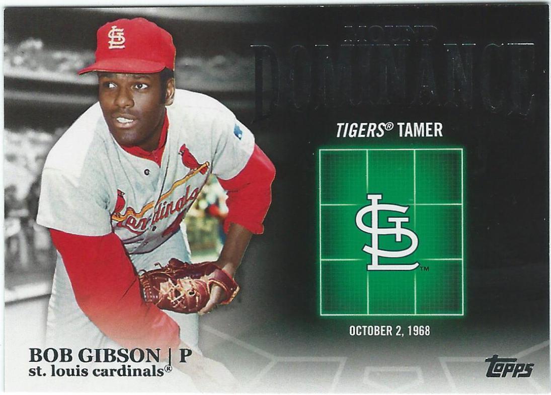 Bob Gibson #MD-6 Baseball Cards 2012 Topps Mound Dominance