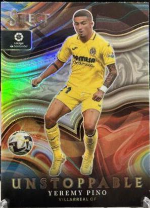 Yeremy Pino #25 Soccer Cards 2022 Panini Select La Liga Unstoppable