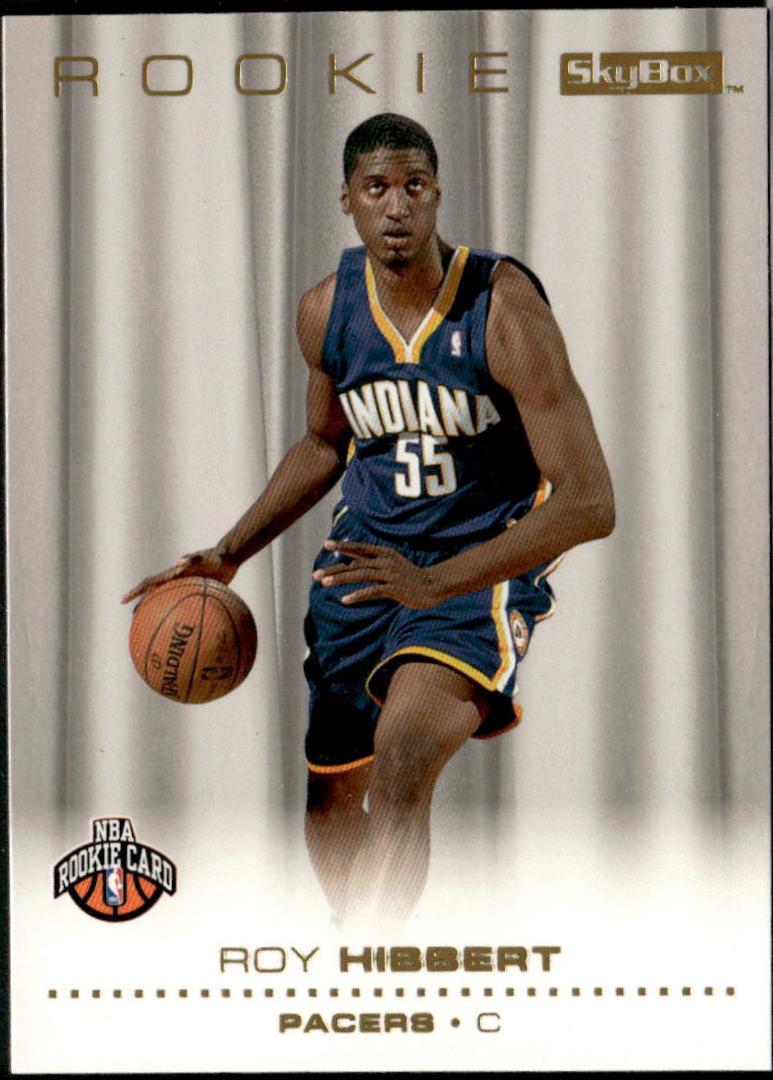 Roy Hibbert #215 Basketball Cards 2008 Skybox
