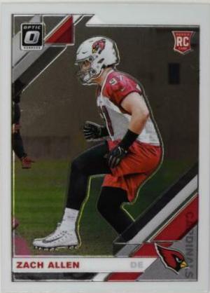 Zach Allen #150 Football Cards 2019 Donruss Optic