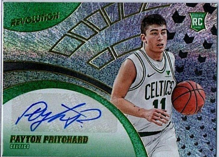 Payton Pritchard Basketball Cards 2020 Panini Revolution Rookie Autographs
