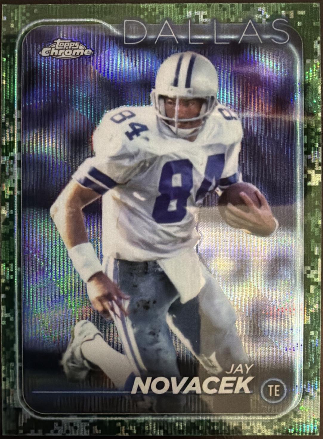 Jay Novacek [Camo Wave Refractor] #50