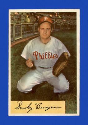 Smoky Burgess #31 Baseball Cards 1954 Bowman