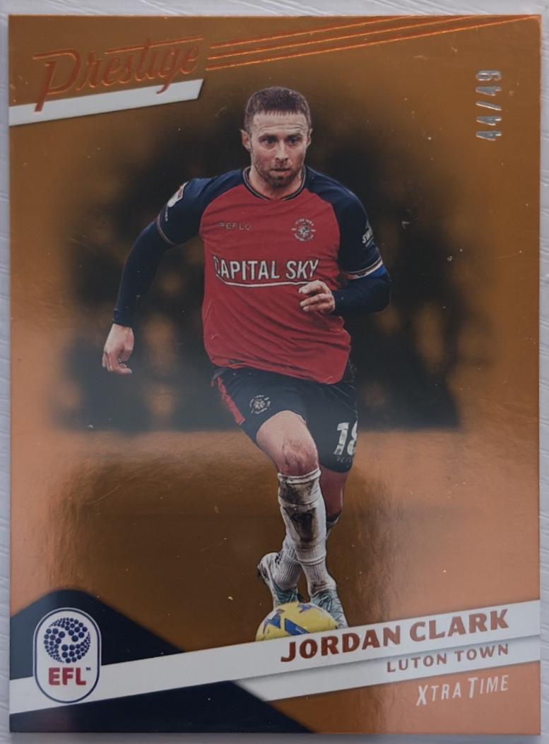 Jordan Clark #185 2025 Panini Prestige Efl Soccer