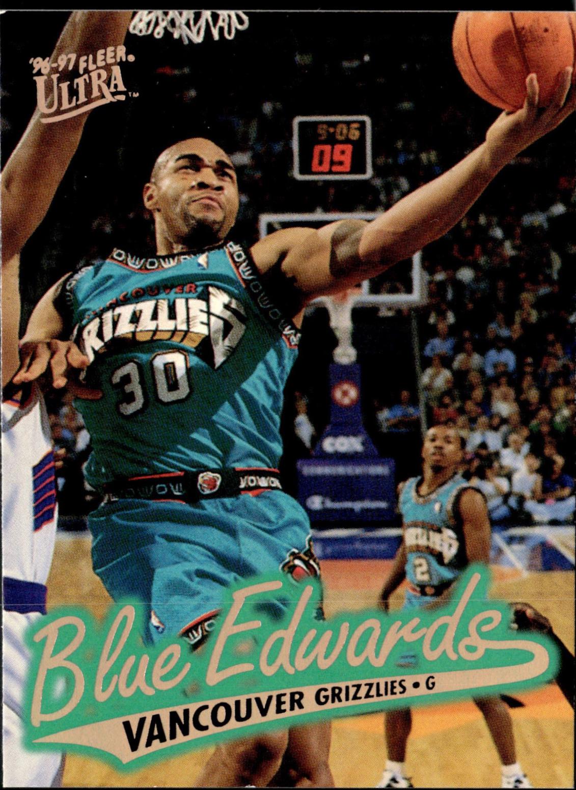 Blue Edwards #G118 Basketball Cards 1996 Ultra Gold Medallion