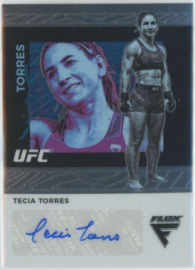 Tecia Torres #FX-TTS Ufc Cards 2022 Panini Chronicles UFC Flux Autographs