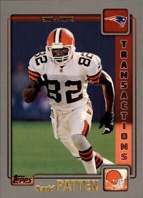 David Patten #37 2001 Topps Football