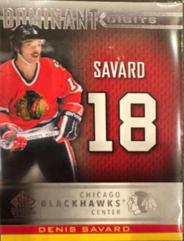 Denis Savard #DD-2 Hockey Cards 2020 SP Signature Edition Legends Dominant Digits