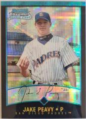 Jake Peavy [Xfractor] #183 Baseball Cards 2001 Bowman Chrome Prices
