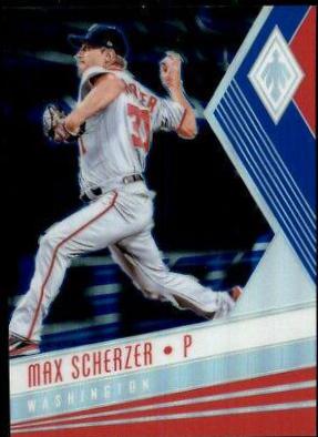 Max Scherzer #4 Baseball Cards 2018 Panini Chronicles Phoenix