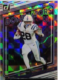 Jonathan Taylor #D11 Football Cards 2022 Panini Donruss Dominators