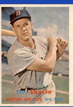 Ted Lepcio #288 Baseball Cards 1957 Topps