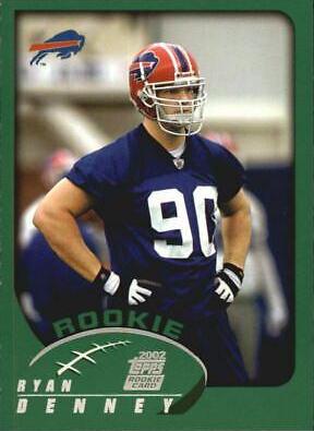 Ryan Denney #345 Football Cards 2002 Topps