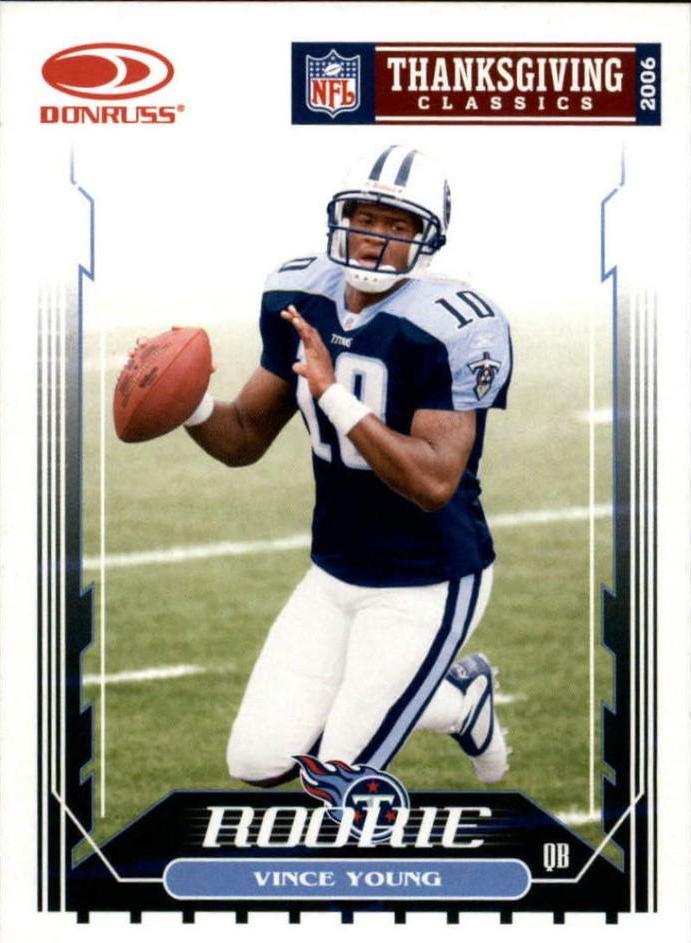 Vince Young #TN-1 2006 Panini Donruss Thanksgiving Classics Football