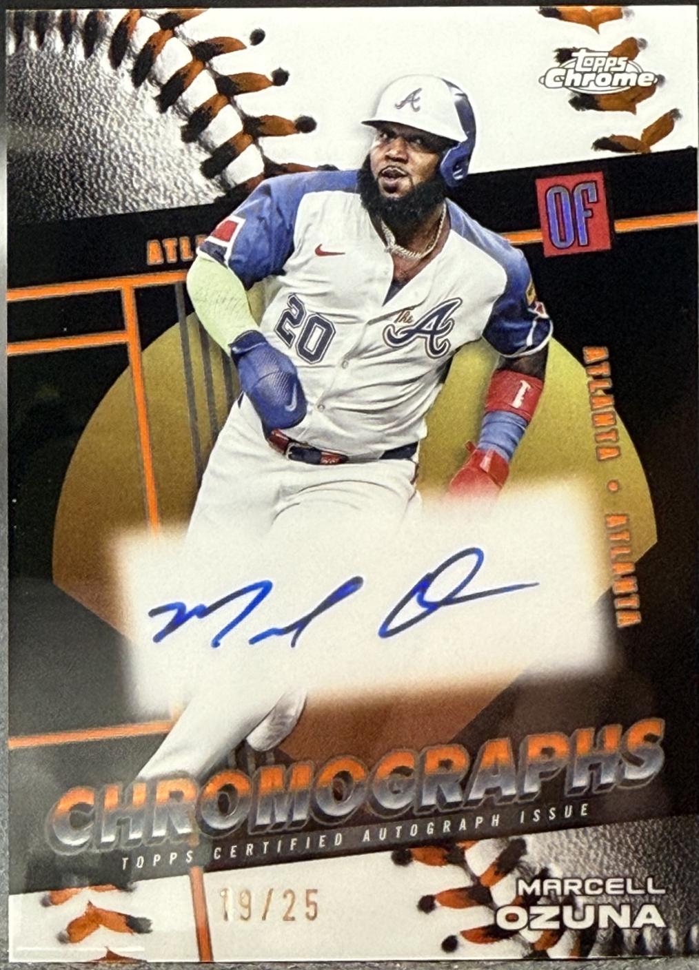 Marcell Ozuna #CHR-MO 2025 Topps Chrome Chromographs Baseball