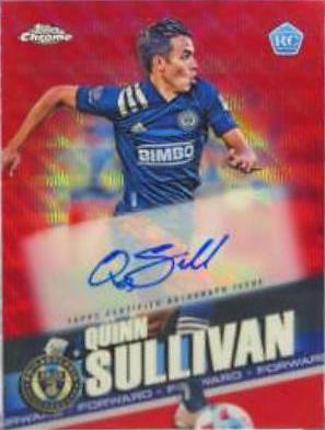 Quinn Sullivan [Autograph Red Wave] #186