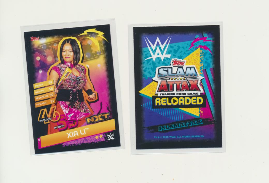 Xia Li #140 Wrestling Cards 2020 Topps Slam Attax Reloaded WWE