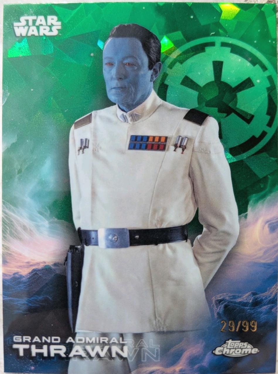 Grand Admiral Thrawn [Green Sapphire] #52 Prices | Star Wars 2025 Topps ...