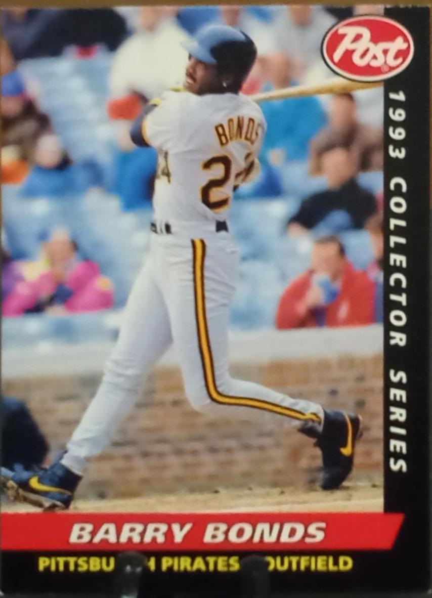 Barry bonds #15 Baseball Cards 1993 Post Cereal