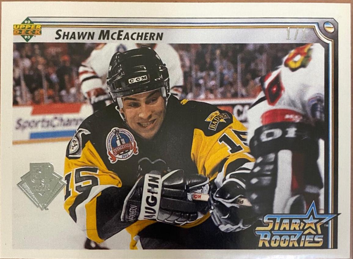 shawn mceachern #412 Hockey Cards 1992 Upper Deck