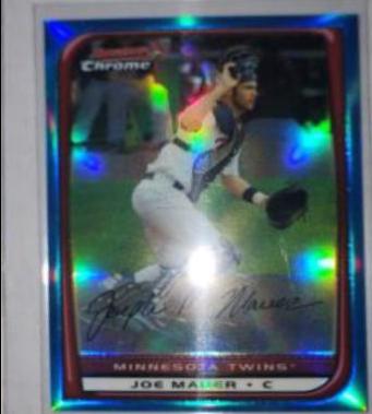Joe Mauer [Blue Refractor] #38