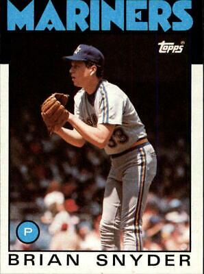 Brian Snyder #174 Baseball Cards 1986 Topps