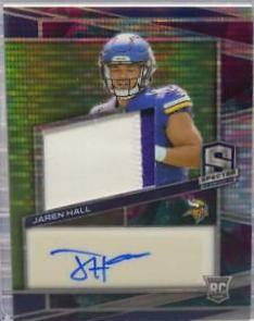 Jaren Hall #27 Football Cards 2023 Panini Spectra Rookie Autograph Celestial
