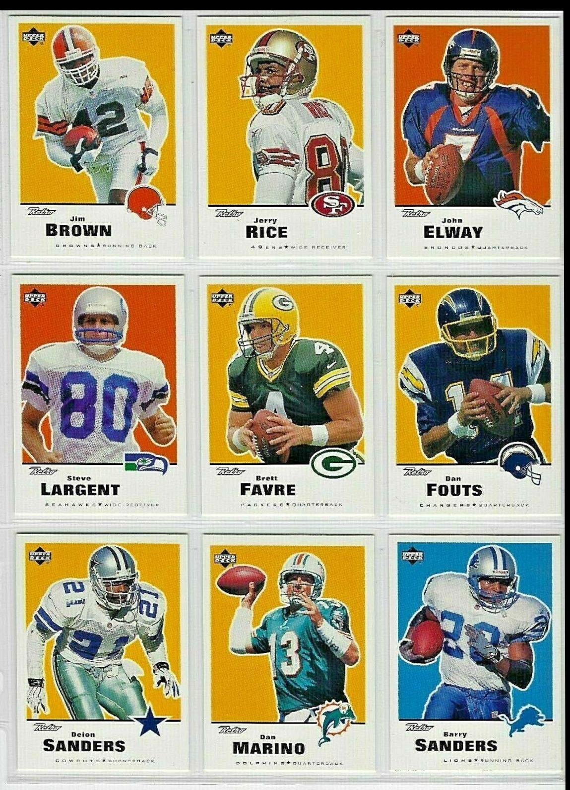 Dan Fouts #137 1999 Upper Deck Retro Football