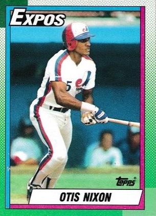 Otis Nixon #252 Baseball Cards 1990 Topps