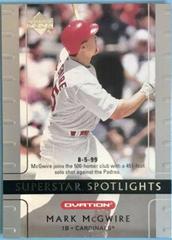 Mark McGwire #119 Baseball Cards 2002 Upper Deck Ovation Prices