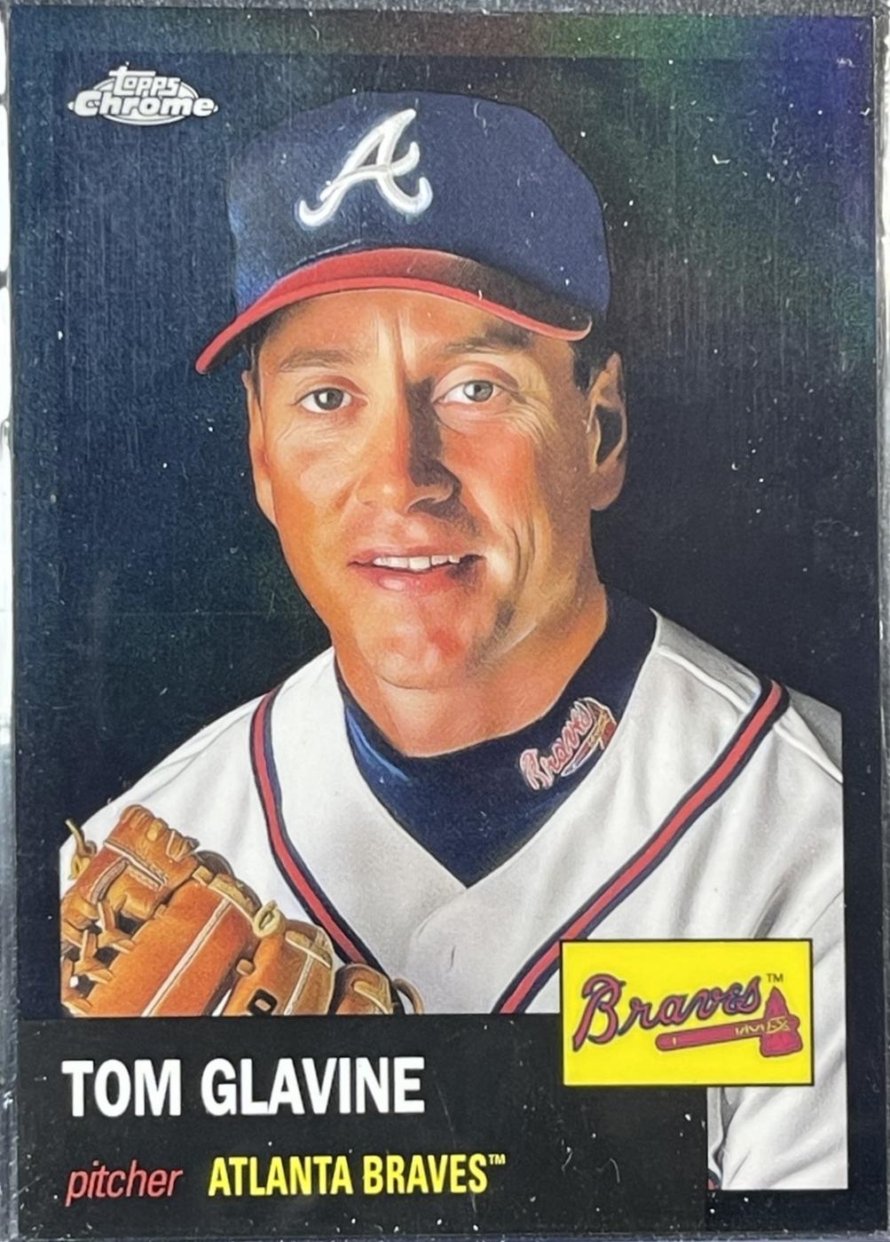 Tom Glavine [Black Refractor] #370