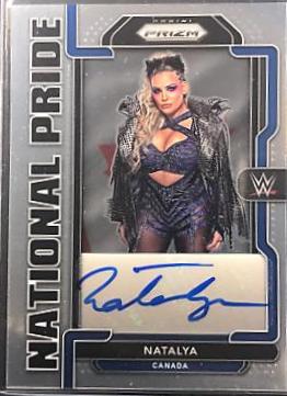 Natalya #NP-NTL Wrestling Cards 2022 Panini Chronicles WWE National Pride Signatures