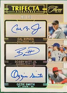 Bobby Witt Jr. / Ozzie Smith / Cal Ripken