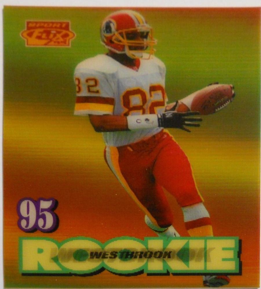 Michael Westbrook #121 Football Cards 1995 Sportflix