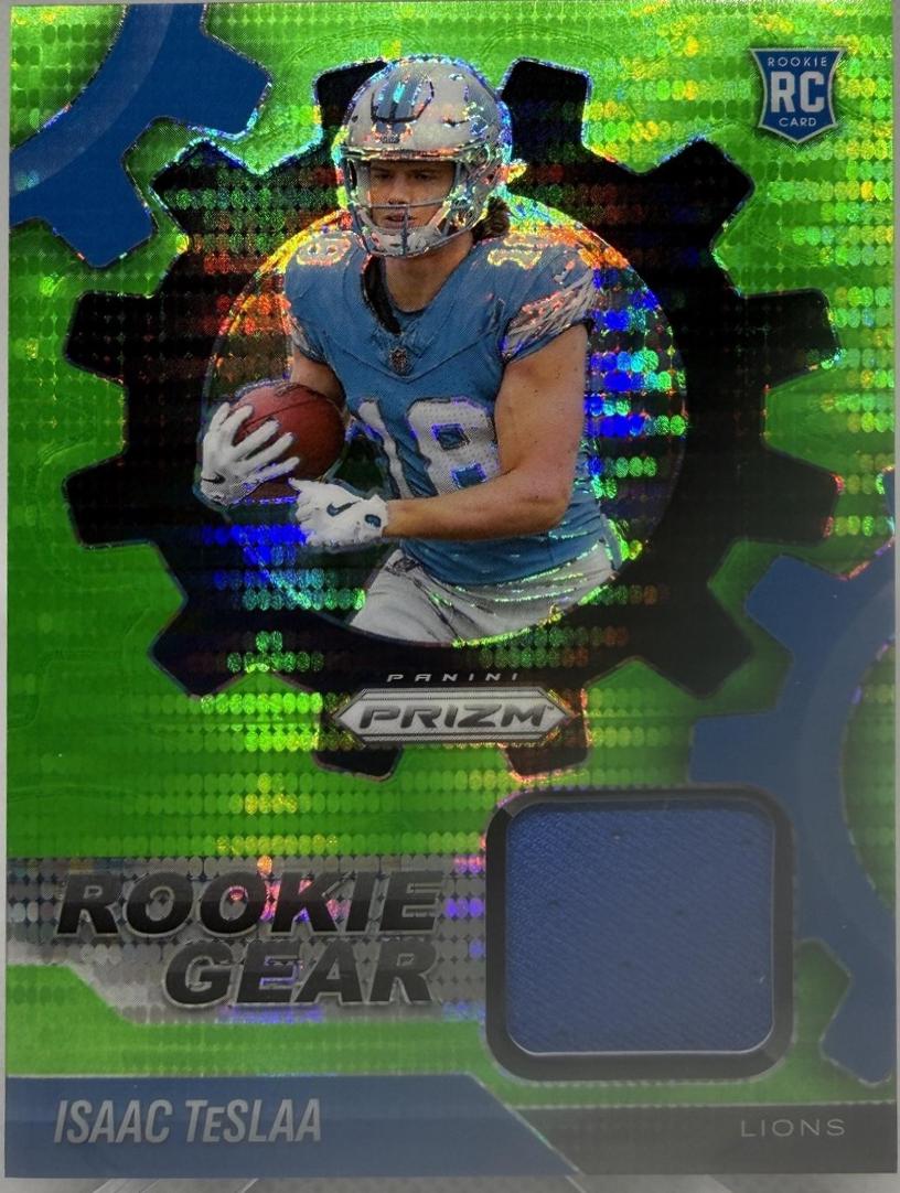 Isaac TeSlaa [Neon Green Pulsar] #RGR-ITA Prices | 2025 Panini Prizm ...