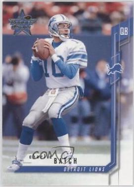 Charlie Batch #13 Football Cards 2001 Leaf Rookies & Stars