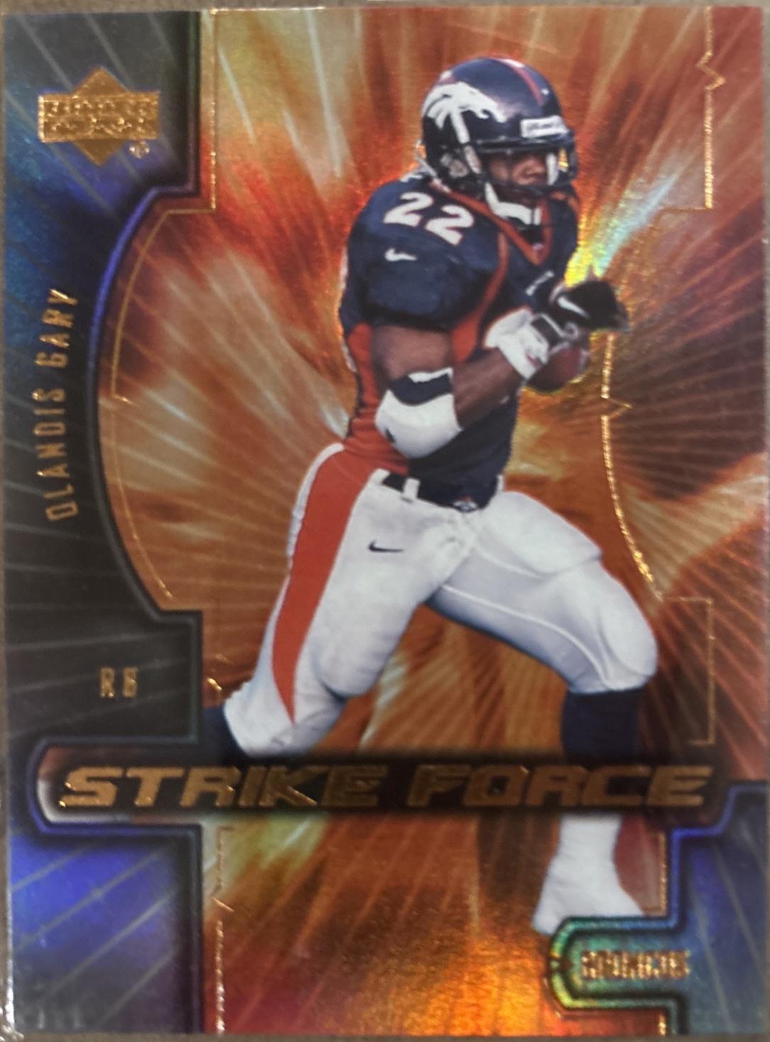 Olandis Gary #SF11 Football Cards 2000 Upper Deck Strike Force