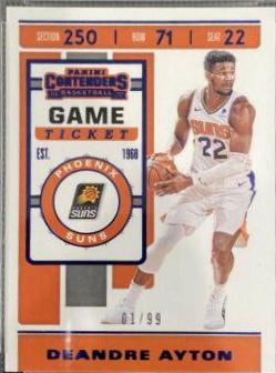 Deandre Ayton [Game Ticket Blue Foil] #23