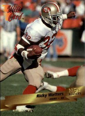 Ricky Watters #6 Football Cards 1993 Wild Card