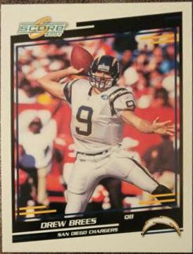 Drew Brees #258 2004 Panini Score Football