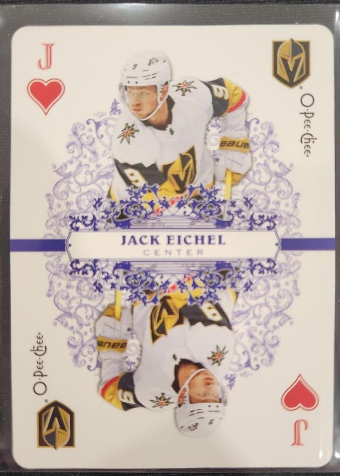 Jack Eichel #J Hockey Cards 2022 O Pee Chee Playing Cards